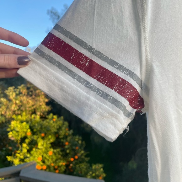 Brand new!! made to be distressed baseball tee - Picture 6 of 7